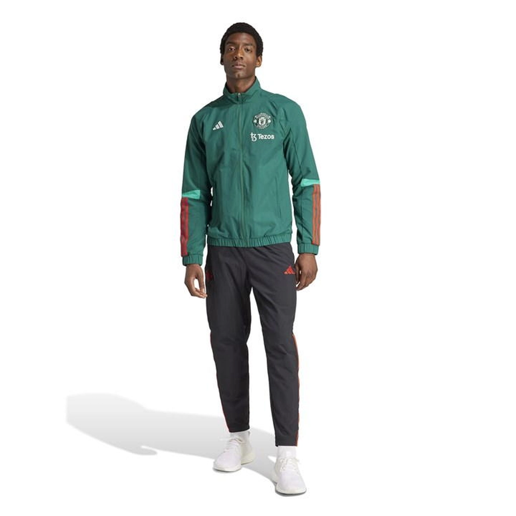 Adidas Originals Manchester United Tiro Presentation Track Top 2023 2024 Adults - Green